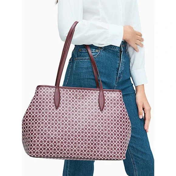 Kate Spade New York Link Tote Bag Pink - Picture 2 of 10